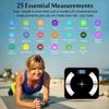 Smart Body Fat Scales, Smart APP Weighing Scales Body Composition Analyzer Monitor, Bluetooth Digital Smart Scales with Heart Rate, for Fitness Tracking (Moon) view 4