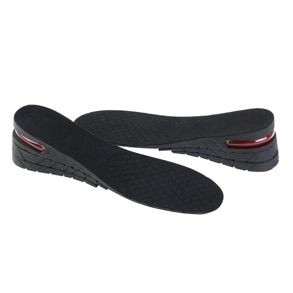 Beaupretty Unisex Pu Height Increase Insoles for Men and Women Comfortable Taller Pads for Sports and Everyday Use Non-Slip Design Suitable for Shoe