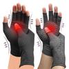 (2 Pairs Black+2 Pairs Grey Glue dot ) Arthritis Compression Gloves - Relieve Arthritis, Rheumatoid, Osteoarthritis,Compression Gloves for Arthritis for Women & Men, Anti-Slip Glue dot Gloves for Work