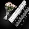 NUOBESTY Christmas Snowflake Cellophane Roll, 3 Mil Thickness Transparent Snowflake Cellophane Paper Christmas Wrapper Wrap Paper Baskets Ornaments (3000x86cm) view 2