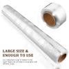 NUOBESTY Christmas Snowflake Cellophane Roll, 3 Mil Thickness Transparent Snowflake Cellophane Paper Christmas Wrapper Wrap Paper Baskets Ornaments (3000x86cm) view 3