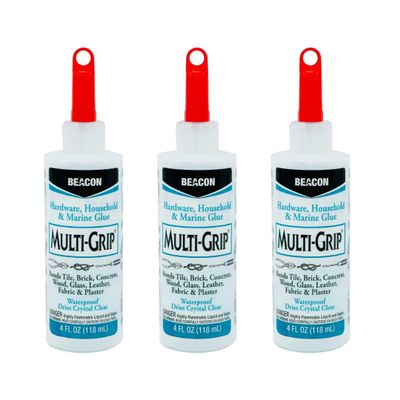 3 Pack of Adhesive MULTI-GRIP 4OZ by Beacon MfrPartNo MG4D