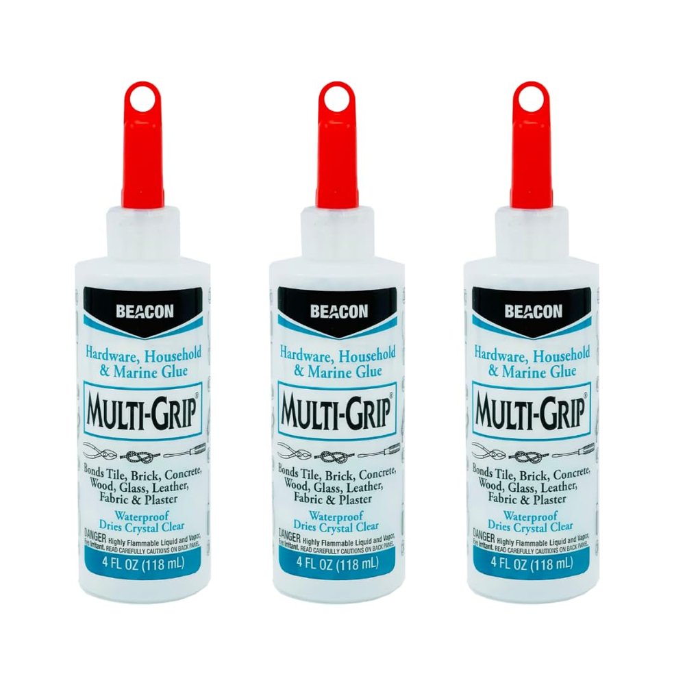 3 Pack of Adhesive MULTI-GRIP 4OZ by Beacon MfrPartNo MG4D