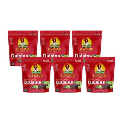 Sun-Maid California Raisins | 32 Ounce Bag | Dried Fruit | No Sugar Added | Naturally Gluten Free | Non-GMO | Vegan And Vegetarian Friendly
