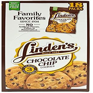 LINDEN CHOCLATE CHIP 18CT 1.8OZ