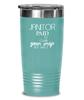 Janitor Tumbler Paid to clean your crap Best Gift For Janitor 20oz, Teal Green view 1