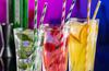 100 Pack Green And White Paper Drinking Straws, 7.75 Inches Green Striped Drinking Straw Cake Pop Stick view 3