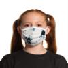 Secret Artist Kids Extra Small, Small Cloth Face Mask. Navy/White TD/White Reversible Cloth Face Mask. Childrens Washable and Reusable Mask for School, Outdoors, Indoors. view 1