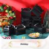 36 Pcs Party Favor Treat Boxes, Goodie Candy Gable Paper Gift Boxes with Handles for Birthday Wedding Shower Christmas Party Supplies, 6 x 3.5 x 3.5 Inches(Black) view 4