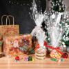 jojofuny 100ft Clear Cellophane Wrap Roll | Snowflakes Cellophane Wrapping Paper | Cellophane Roll for Arts, Flowers, Crafts, Treats, and Baskets (2.5 Mil Thick, 16.9 in x 100 ft) view 3