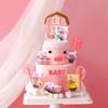10Pcs Pink Pig Cake Decoration Piggy Cake Topper Miniature Pig Figurines Little Farm Animals Cake Topper Pig Birthday Party Supplies view 4
