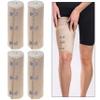 4 Rolls 6" Wide Cotton Elastic Bandages Clips Sports First Aid Large Body Wrap view 4