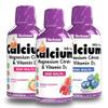 Bluebonnet Nutrition Liquid Calcium Citrate Magnesium Citrate, Vitamin D3 - Bundle of Blueberry, Strawberry and Mix Berry Flavor, 3 Bottle of 16 Fl Oz Each (48 Fl Oz Total) view 1