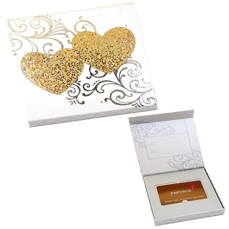 Papyrus Gift Card Box Gift Card Holder - Two Hearts, 1 EA