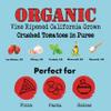Bianco DiNapoli Organic Crushed Tomatoes in Puree - Crushed Organic Canned Tomatoes for Soups, Sauces, and Stews, Vine Ripened California Grown for Authentic Flavor and Quality - 28 oz, Pack of 6 view 3