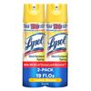 Lysol Disinfectant Spray, Sanitizing and Antibacterial Spray, For Disinfecting and Deodorizing, Lemon Breeze, 19 Fl Oz (Pack of 2), Packaging May Vary view 1