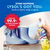 Lysol Disinfectant Spray, Sanitizing and Antibacterial Spray, For Disinfecting and Deodorizing, Lemon Breeze, 19 Fl Oz (Pack of 2), Packaging May Vary view 4