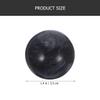 2Pcs Health Exercise Jade Ball for Elderly Black Massage Hand Balls for Relief and Finger Relaxation Traditional Baoding Tool for Home Use view 2