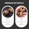 2Pcs Health Exercise Jade Ball for Elderly Black Massage Hand Balls for Relief and Finger Relaxation Traditional Baoding Tool for Home Use view 3