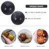 2Pcs Health Exercise Jade Ball for Elderly Black Massage Hand Balls for Relief and Finger Relaxation Traditional Baoding Tool for Home Use view 4