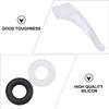Beaupretty 1set Silicone Eyeglass Leg Covers Ear Grips and Cleaning Cloth and Lightweight Non-Skid Accessory for Sports and Outdoor Activities view 2