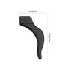 Beaupretty 1set Silicone Eyeglass Leg Covers Ear Grips and Cleaning Cloth and Lightweight Non-Skid Accessory for Sports and Outdoor Activities view 3