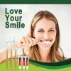 HQSLsund 20 pcs Disposable Toothbrush with Toothpaste Bulk Individually Wrapped, Travel Toothbrush Kit, Hotel Toothbrushes Bulk for Airbnb,Shelter/Wedding/Nursing Home/Charity/Homeless, Gold view 4