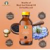AYURVEDASHREE Cold Pressed Black Seed Oil, Omega 3 6 9 | Super antioxidant & Immune Support, Joints, Digestion, Hair & Skin, 3.38 fl oz., Extracted on Wooden Churner, No GMO,Untreated, Unrefined view 2
