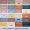 100 Affirmation Cards for Women and Men With 150+ Thought-Provoking Questions, Unique Affirmation cards for stress Relief, Meditation and Self Care Gift For Women and Men. view 4