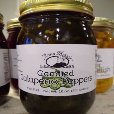 Anna Mary's Candied Jalapeno Peppers, 16 oz. - 2 pack