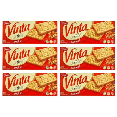 Dare CrackerVinta Original Crackers, Dare, 250g/9oz, 6-Pack {Imported from Canada}