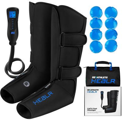 REATHLETE HEALR Adjustable Hot and Cold Therapy Massager Circulation Compression Improvement and Pain Relief for Leg, Calf, and Foot