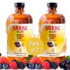 Liquid Kids Immune Support with Organic Elderberry Syrup - Vitamin C, D, E, Zinc | Toddlers & Kids Vitamins Immune Support & Defense Booster | Sugar Free Vegetarian Immunity System Supplement (2 Pack) view 1