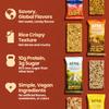 Afar Savory Protein Bars  Low Sugar, High Protein  Healthy Snacks for Adults  Meal Replacement Bar  Rice Crispy Texture  Vegan, Gluten Free (8 Bars, Variety Pack) view 3