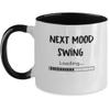 Gag Menopause Mug, Menopause Two Toned Coffee Cup, Funny Menopause Presents for Best Friend, Crazy Mood Swings, Hormonal Teenager Birthday view 1