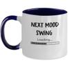 Gag Menopause Mug, Menopause Two Toned Coffee Cup, Funny Menopause Presents for Best Friend, Crazy Mood Swings, Hormonal Teenager Birthday view 1