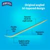 Armonds ProPicks MicroPick Dental Picks for Teeth Cleaning with Zinc Oxide  Disposable Plastic Toothpicks for Teeth & Gums  Protects Teeth & Massages Gums - 6 Packages x 120 Plastic Dental Picks view 4