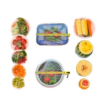 200PCS Upgraded Pre-cut Plastic Wrap Alternative to Foil Cling Wrap Sran Wrap,Used as Food Storage Covers, Fresh Keeping Bags 100pcs, Bowl Covers,Pot Lid,Keep Food Fresh,Cover Leftover
