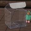 50pcs Square Transparent PVC Box Party Jewelry Candy Plastic Storage Box Clear Plastic Macaron Gift Packaging Boxes Case (9x9x9cm) view 2