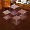 50pcs Square Transparent PVC Box Party Jewelry Candy Plastic Storage Box Clear Plastic Macaron Gift Packaging Boxes Case (9x9x9cm) view 4