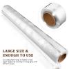 NUOBESTY Cellophane Wrap Roll, 1 Pc Christmas Wrapping Paper, 3 Mil Transparent Snowflake Bouquet Present Packaging Wrap (Shipped in Folded Size in 17x1181inch) view 2