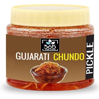 Bluenile 365 STORE TO DOOR Gujarati Chundo, 500g | Aam Chunda | Keri Ki Chutney | Indian jam | Mango Chhundo Pickle | Homemade, Low Sugar, No Preservatives, No Oil | 100% Pure & Hygiene | Ready to Eat