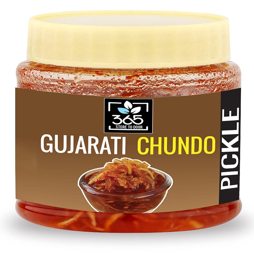 Bluenile 365 STORE TO DOOR Gujarati Chundo, 500g | Aam Chunda | Keri Ki Chutney | Indian jam | Mango Chhundo Pickle | Homemade, Low Sugar, No Preservatives, No Oil | 100% Pure & Hygiene | Ready to Eat