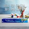 Reynolds Kitchens Plastic Coated Freezer Paper | Fight Freezer Burn with Reynolds Freezer Paper | Perfect for Arts & Crafts & Applique | Pack of 3 Rolls, 381mm x 12m view 4