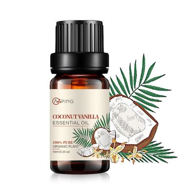 AOPING CoconutVanilla Essential Oil - 100% Pure Organic Natural Plant CoconutVanilla Oil for Diffuser, Aroma, Spa, Massage, Yoga, Perfume, 0.33oz