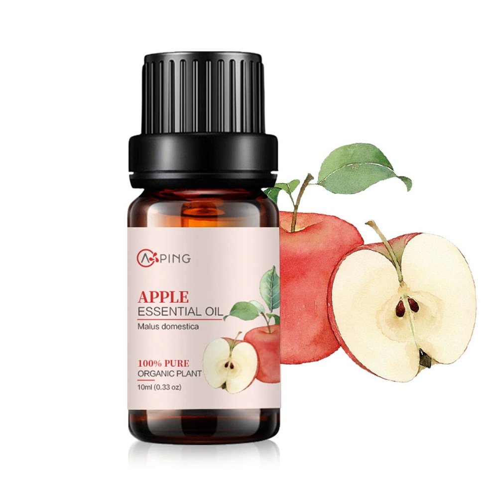 AOPING Apple Essential Oil - 100% Pure Organic Natural Plant (Malus domestica) Apple Oil for Diffuser, Aroma, Spa, Massage, Yoga, Perfume, 0.33oz
