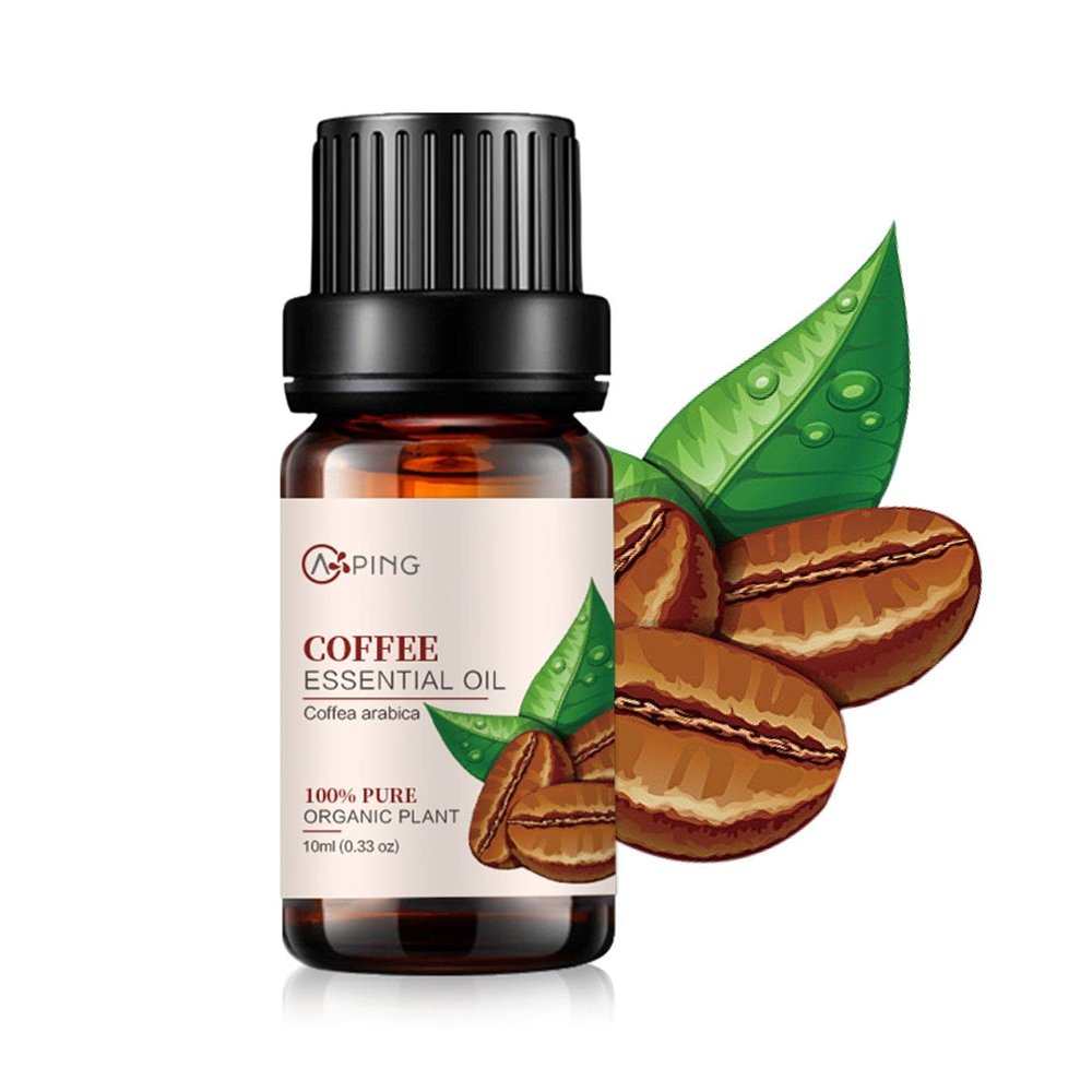 AOPING Coffee Essential Oil - 100% Pure Organic Natural Plant (Coffea Arabica) Coffee Oil for Diffuser, Aroma, Spa, Massage, Yoga, Perfume, 0.33oz