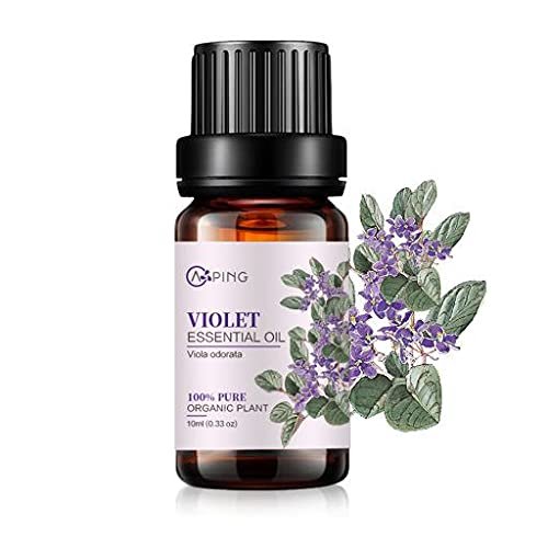 AOPING Violet Essential Oil - 100% Pure Organic Natural Plant (Viola odorata) Violet Oil for Diffuser, Aroma, Spa, Massage, Yoga, Perfume, 0.33oz