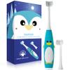 RAZOKO Kids Electric Toothbrush 3 Sided Toothbrush,Sonic Toddler Toothbrush with 2 Brush Heads, Intelligent Timer 5 Gears Adjustment,Ipx7 Waterproof,USB Cable view 1