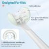 RAZOKO Kids Electric Toothbrush 3 Sided Toothbrush,Sonic Toddler Toothbrush with 2 Brush Heads, Intelligent Timer 5 Gears Adjustment,Ipx7 Waterproof,USB Cable view 3